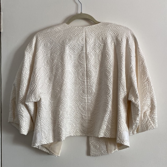 SoCa by St. John Women Coats & Jackets Ivory Cropped Medium - Picture 5 of 5